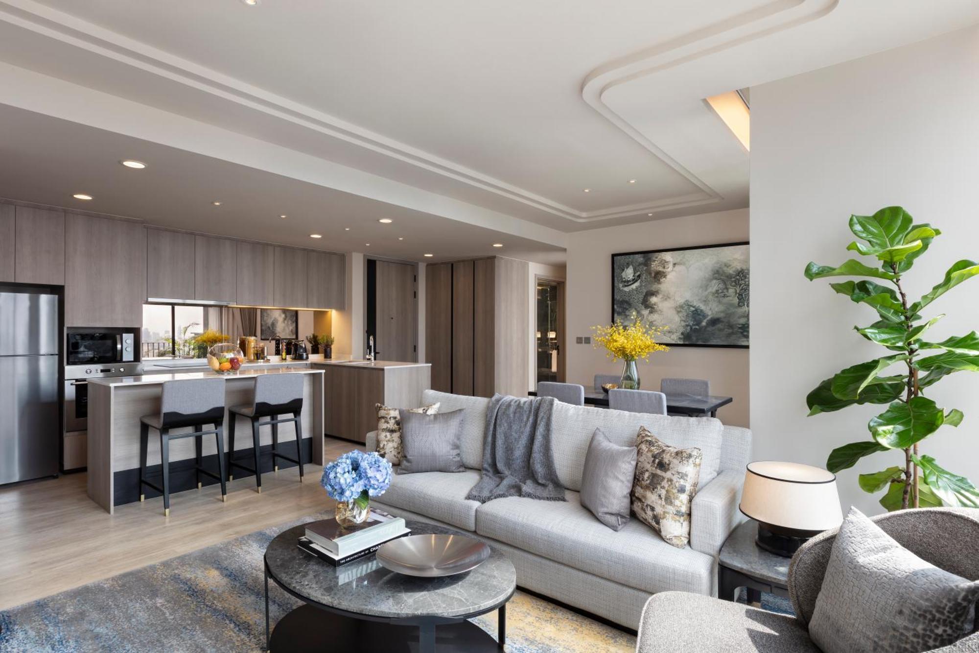 Ascott Thonglor Bangkok酒店 外观 照片 The interior of a typical apartment