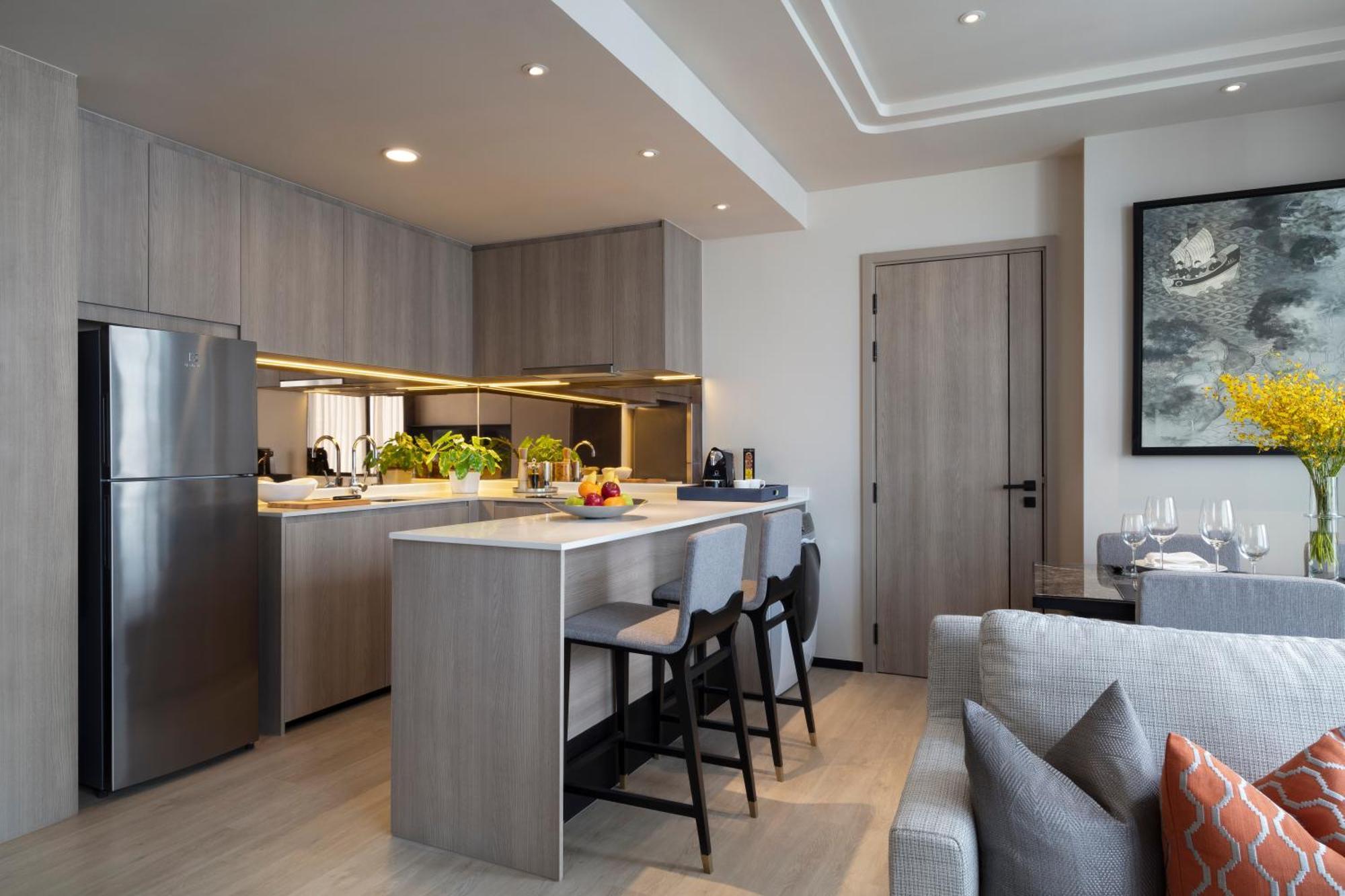 Ascott Thonglor Bangkok酒店 外观 照片 A kitchen in a condominium