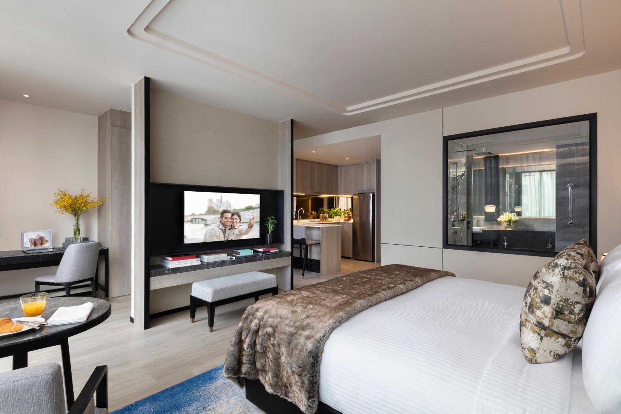 Ascott Thonglor Bangkok酒店 外观 照片 A suite at the hotel
