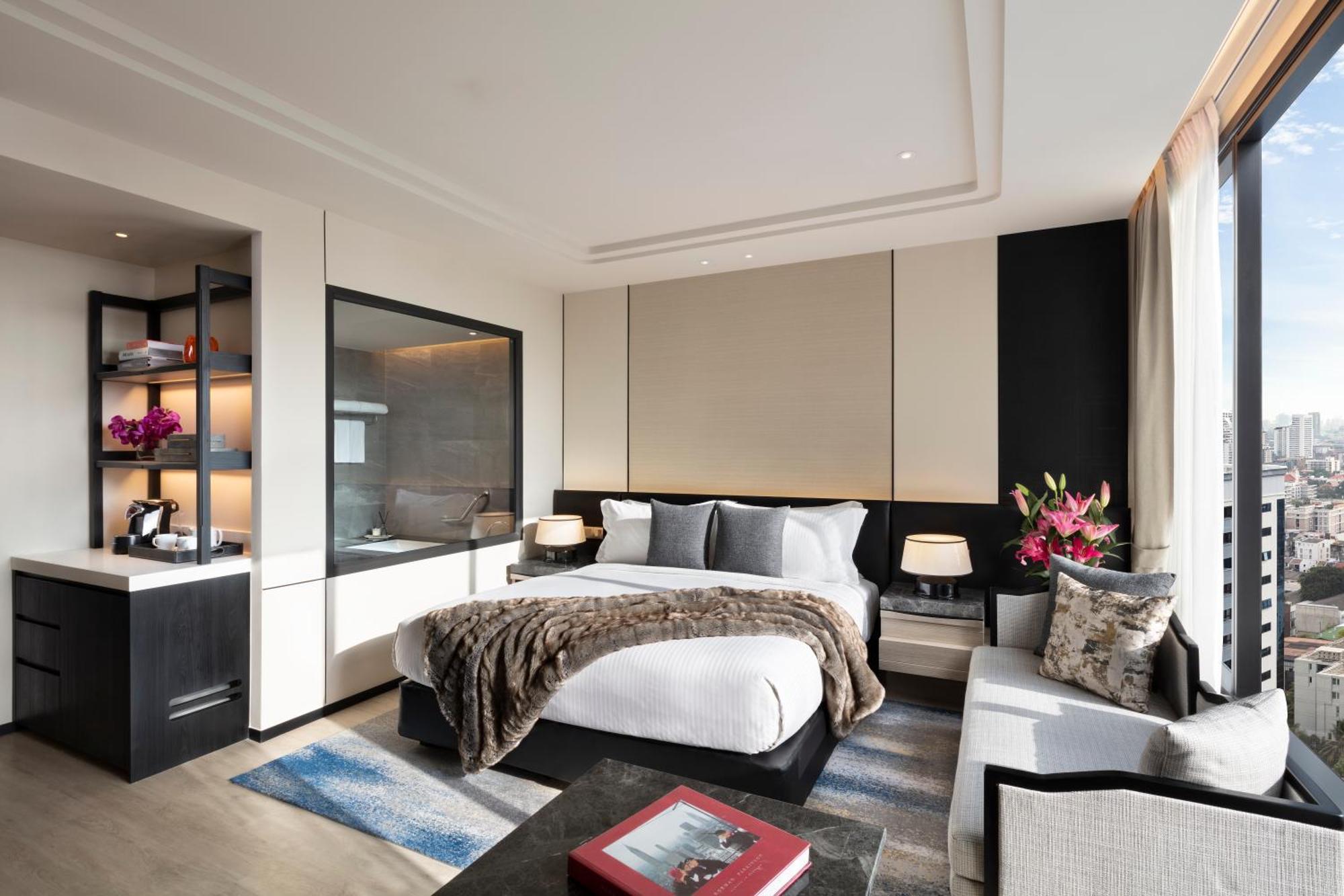 Ascott Thonglor Bangkok酒店 外观 照片 A bedroom at the hotel